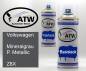Preview: Volkswagen, Mineralgrau P. Metallic, Z8X: 400ml Sprühdose + 400ml Klarlack - Set, von ATW Autoteile West.